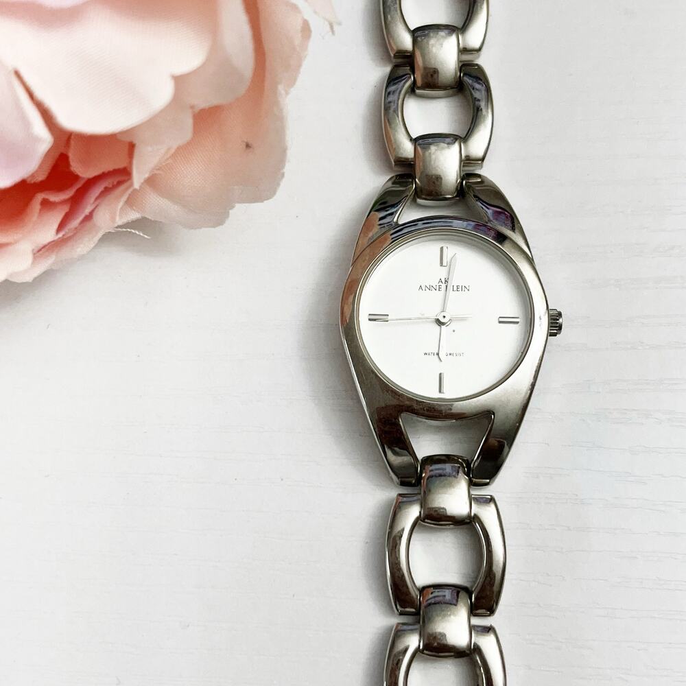 Anne Klein Silver Link Watch
